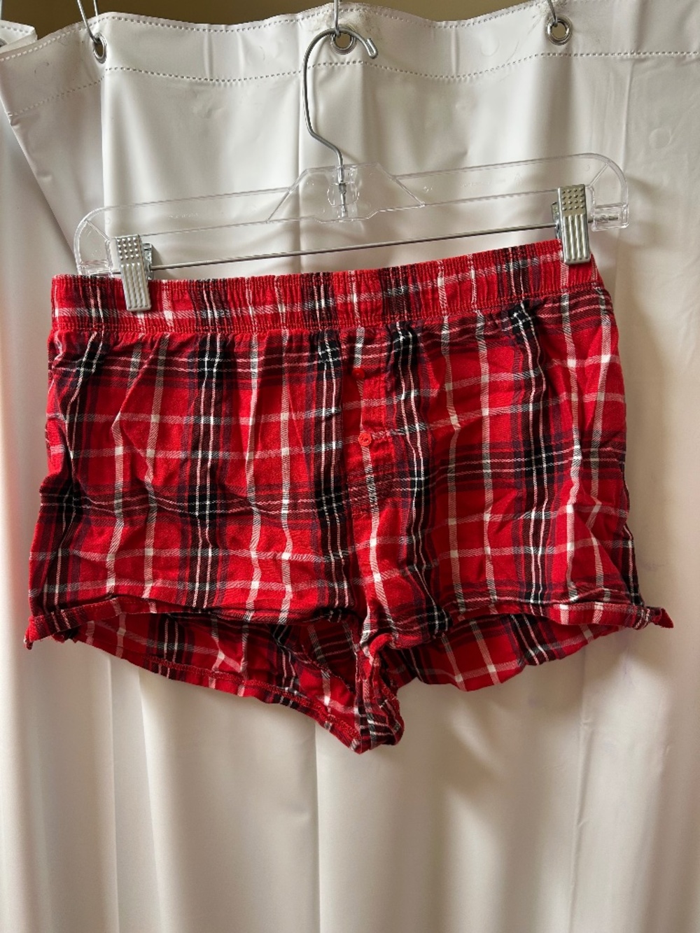 PINK Victorias Secret Plaid Boxer Shorts